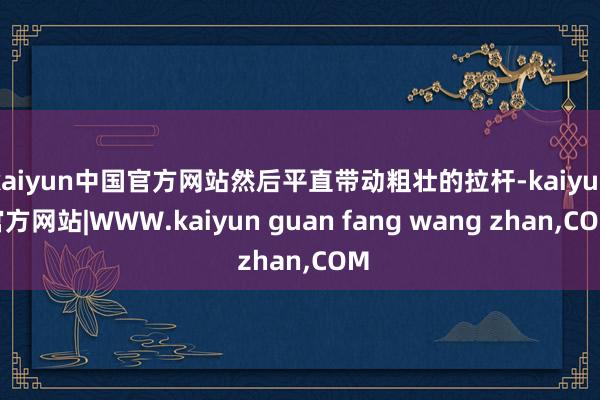kaiyun中国官方网站然后平直带动粗壮的拉杆-kaiyun官方网站|WWW.kaiyun guan fang wang zhan,COM
