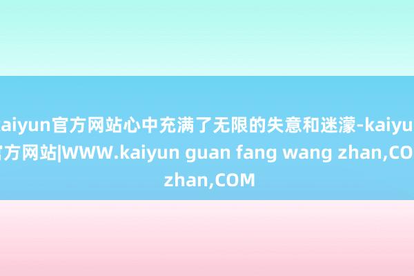 kaiyun官方网站心中充满了无限的失意和迷濛-kaiyun官方网站|WWW.kaiyun guan fang wang zhan,COM