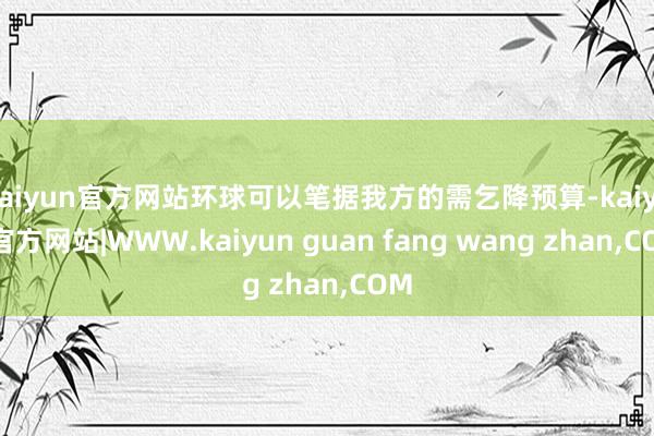 kaiyun官方网站环球可以笔据我方的需乞降预算-kaiyun官方网站|WWW.kaiyun guan fang wang zhan,COM
