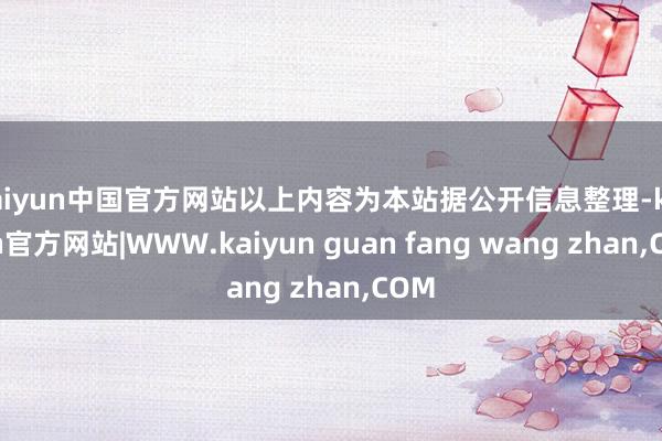 kaiyun中国官方网站以上内容为本站据公开信息整理-kai