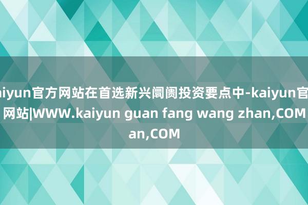 kaiyun官方网站在首选新兴阛阓投资要点中-kaiyun官